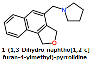 CAS#1-(1,3-Dihydro-naphtho[1,2-c]furan-4-ylmethyl)-pyrrolidine